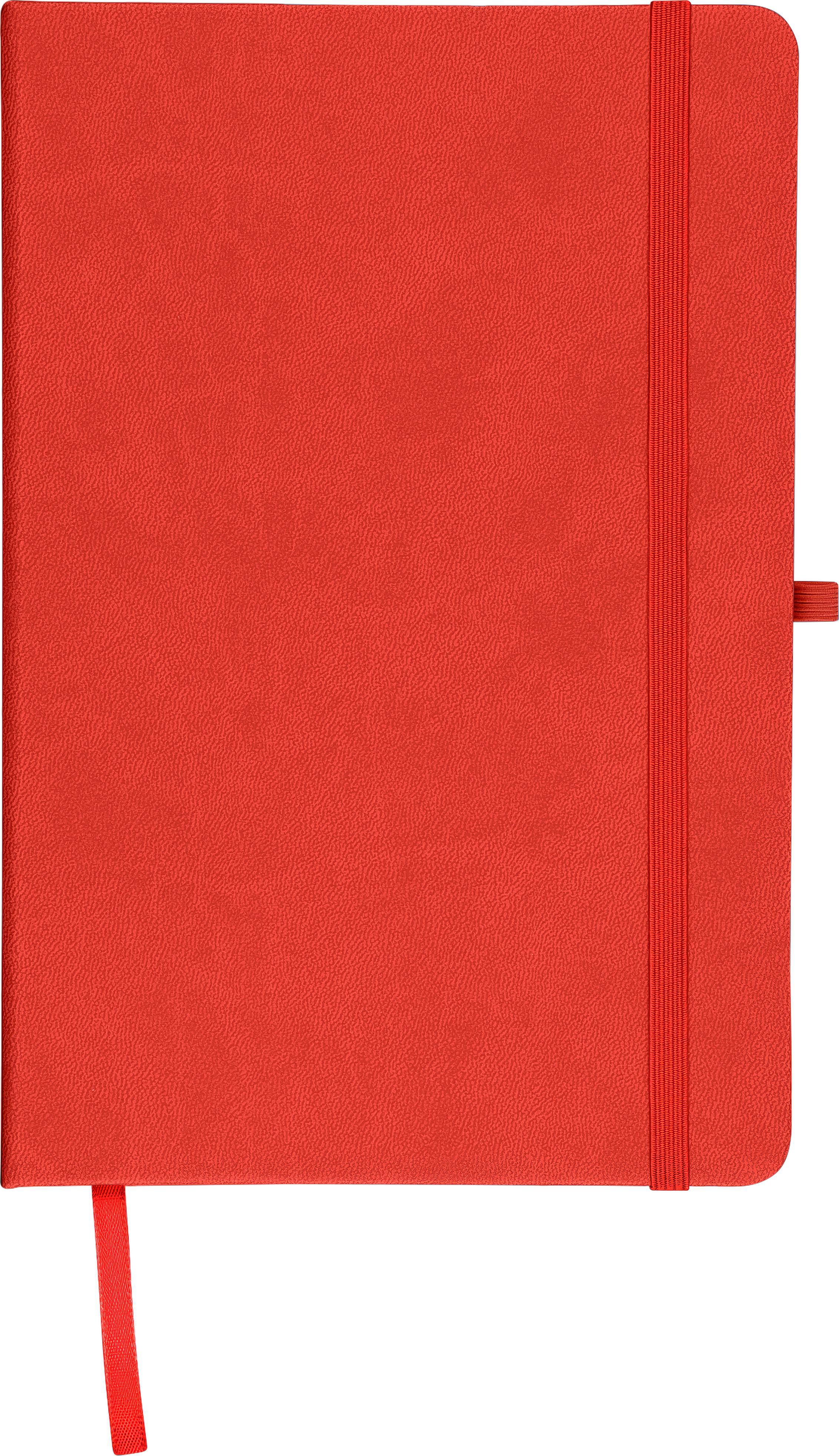 Notitieboek Bloom | PU | A5 | Gelijnd rood
