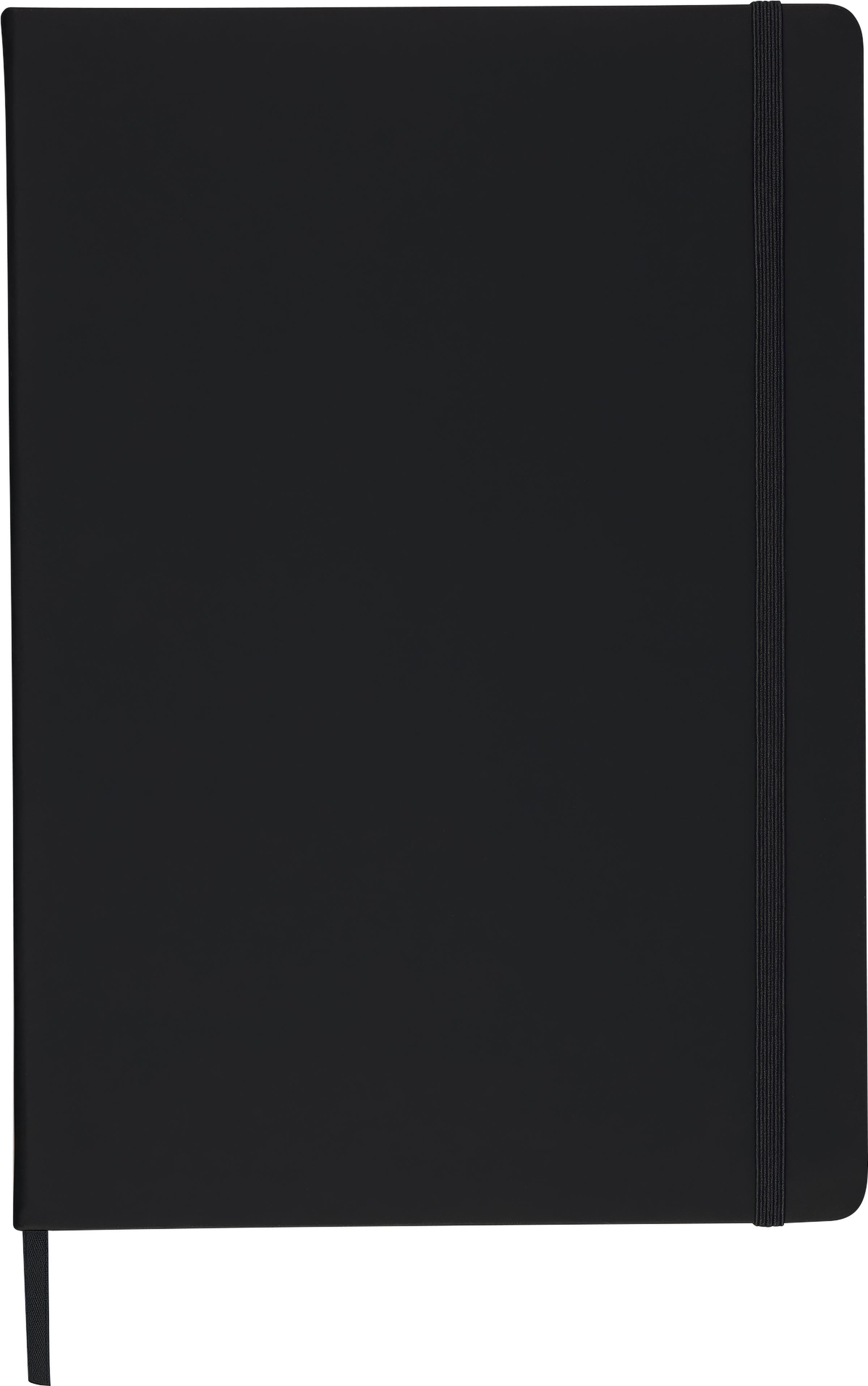 Notitieboek Azure | PU | A4 | Gelijnd zwart