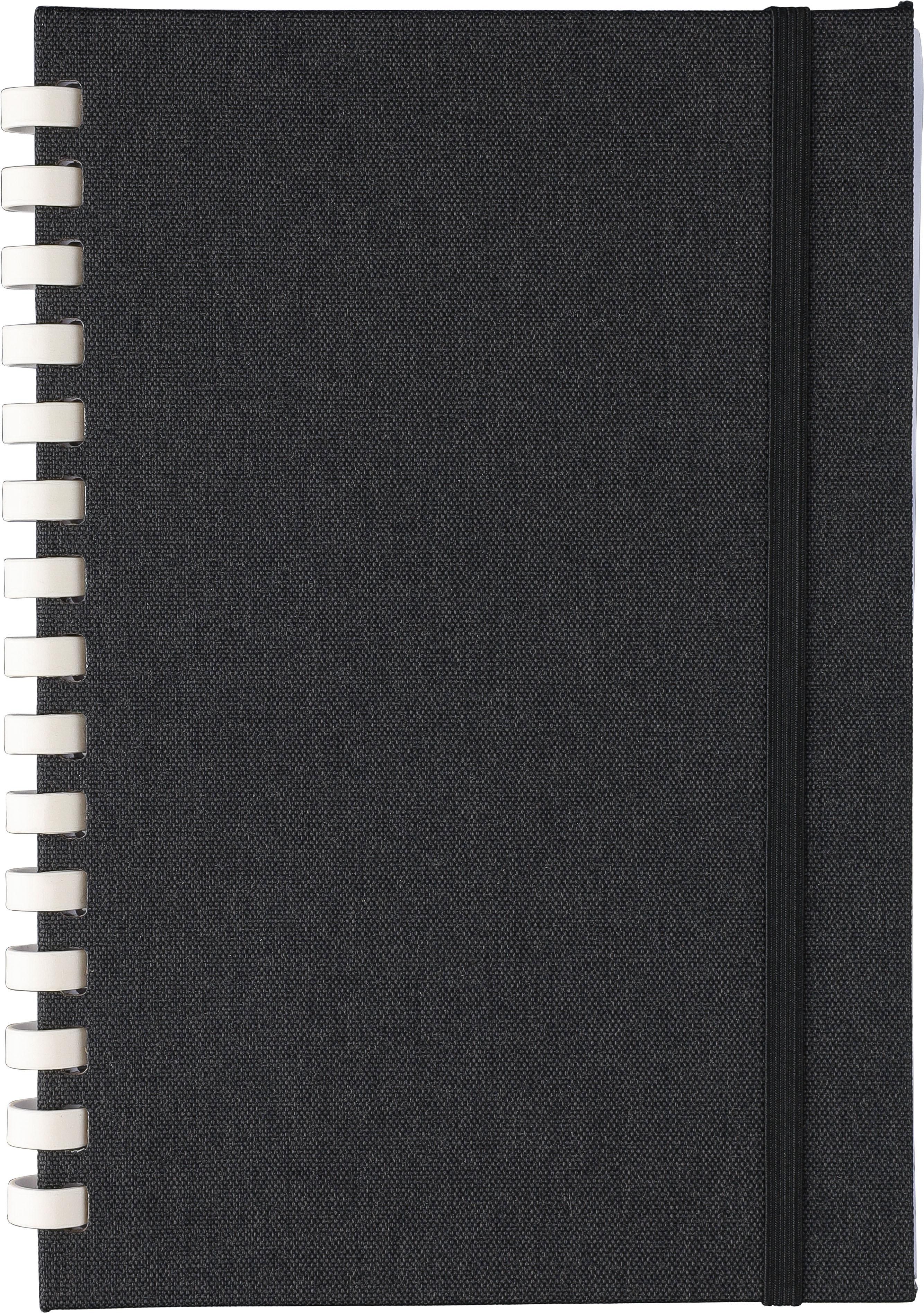 Notitieboek Ilias | A5 | Gelijnd zwart