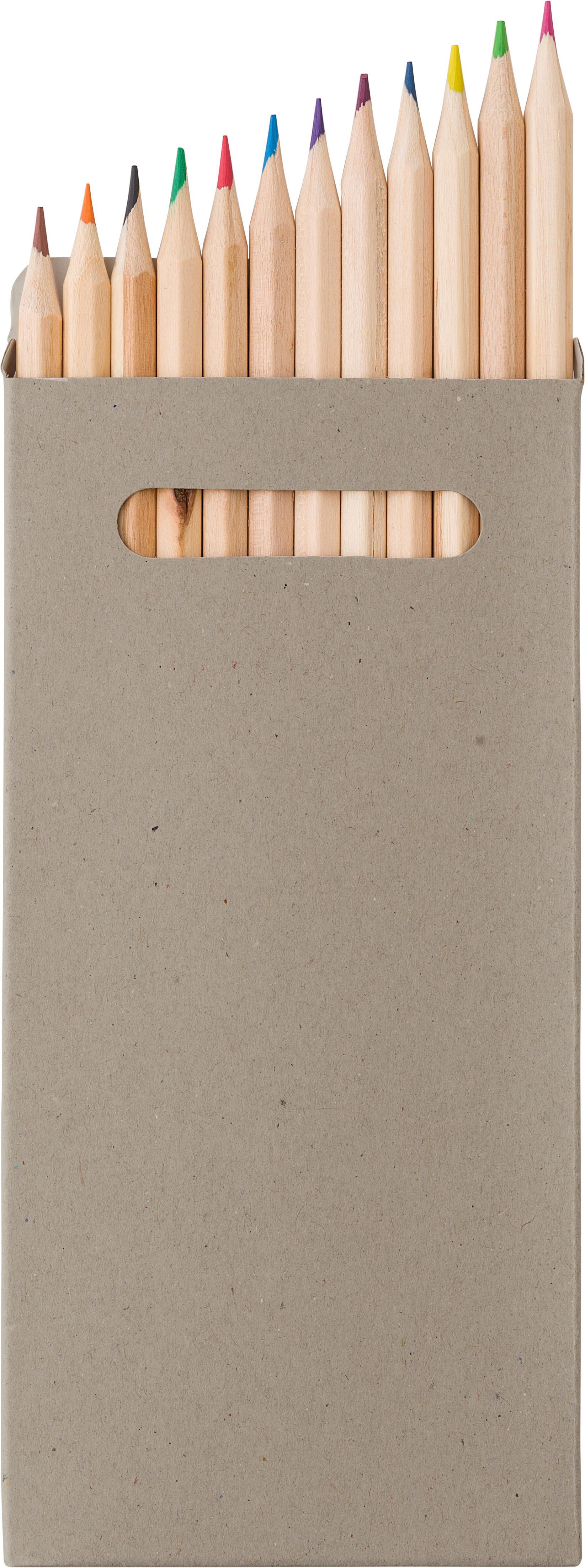 Potlodenset Nina | Hout | 12 st