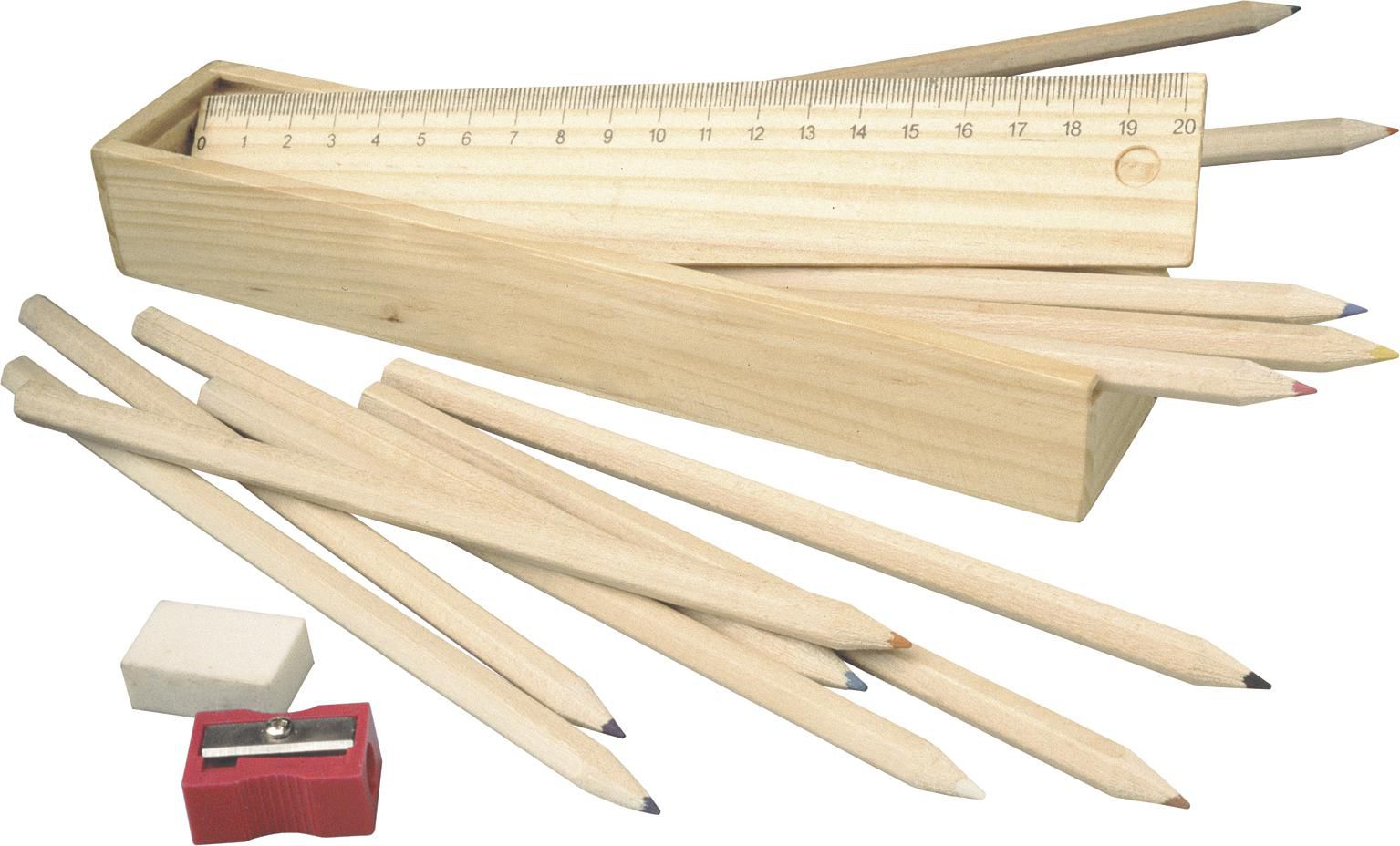 Tekenstift-set Carmelita | Houten doos thumbnail