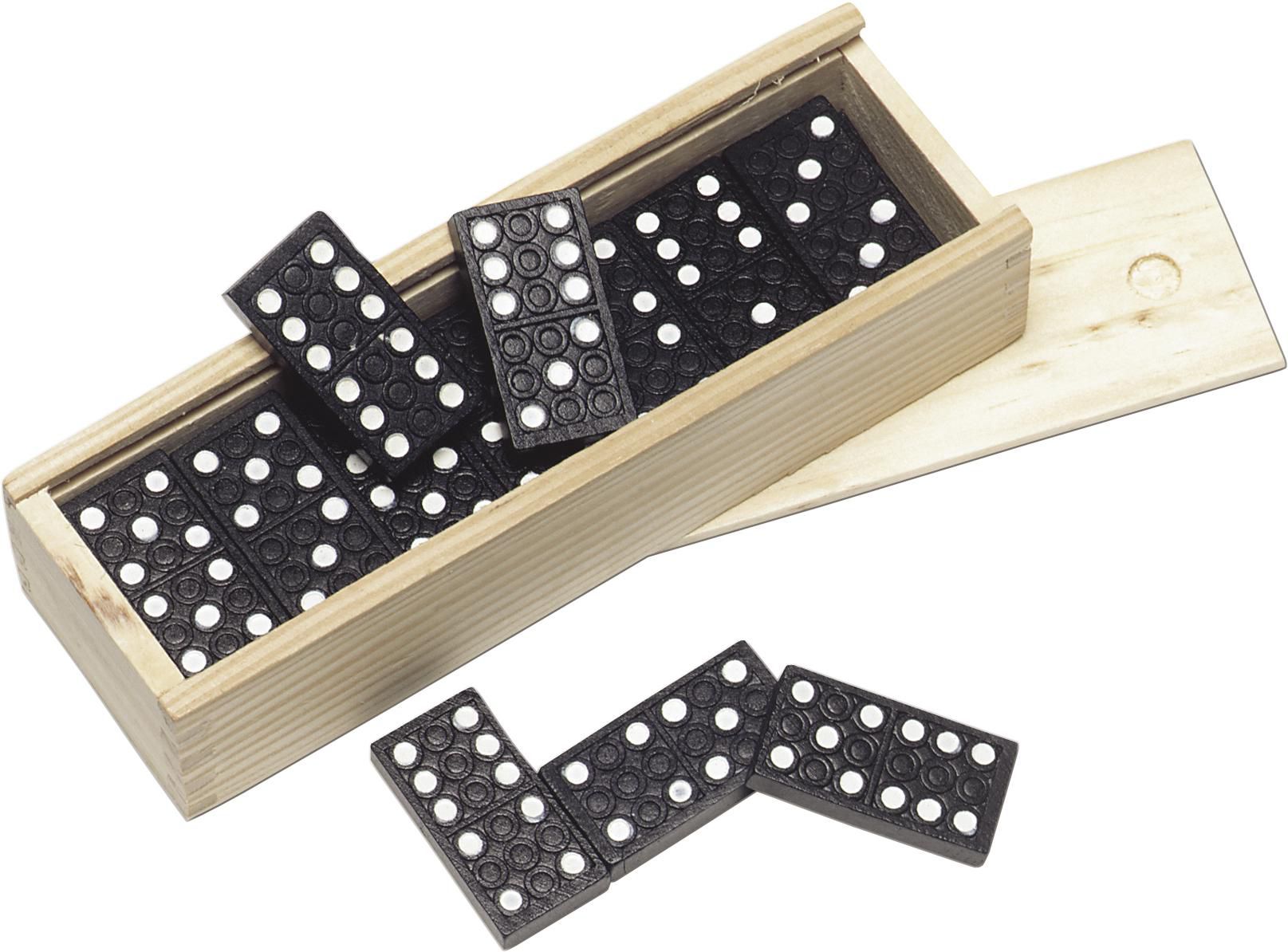 Houten doos met dominospel Enid thumbnail