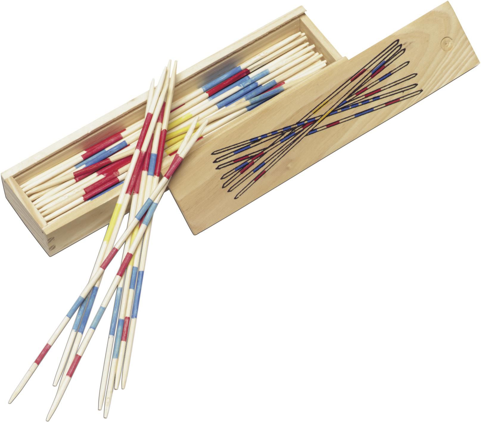 Houten mikadospel Cas Original bruin