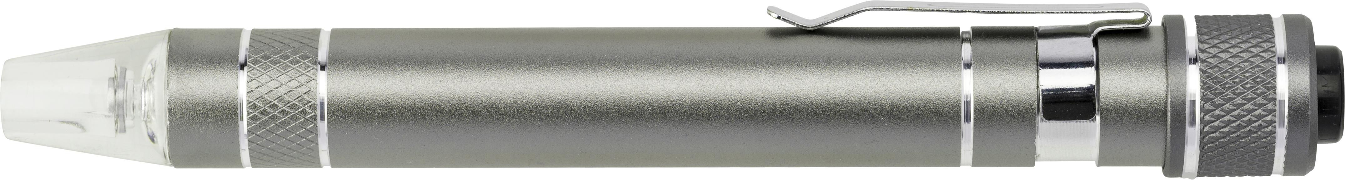 Schroevendraaier Paquita | Aluminium | Met lampje grijs