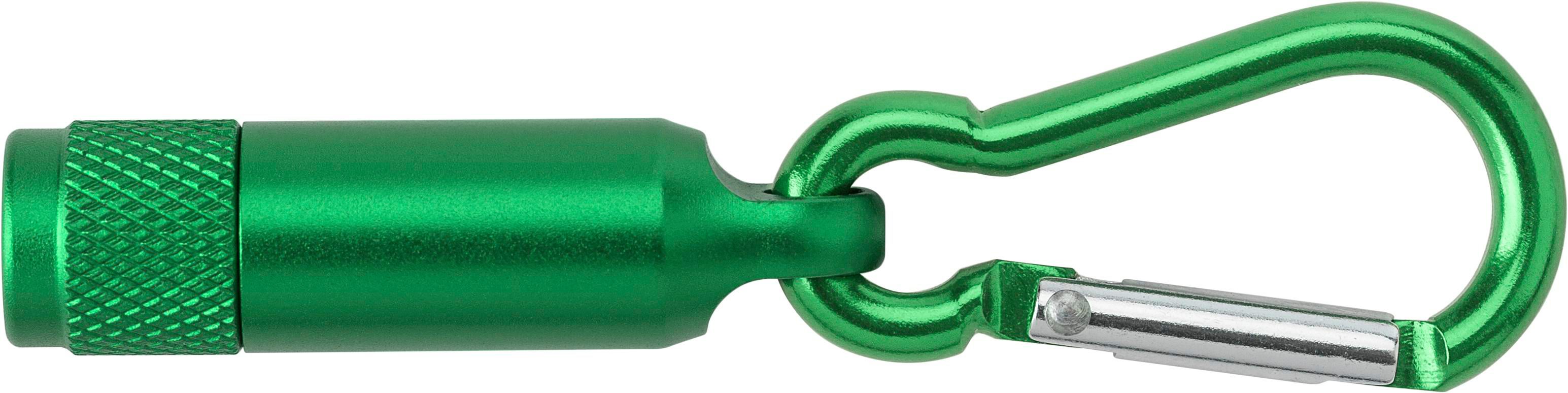 Sleutelhanger met lampje Tracy groen