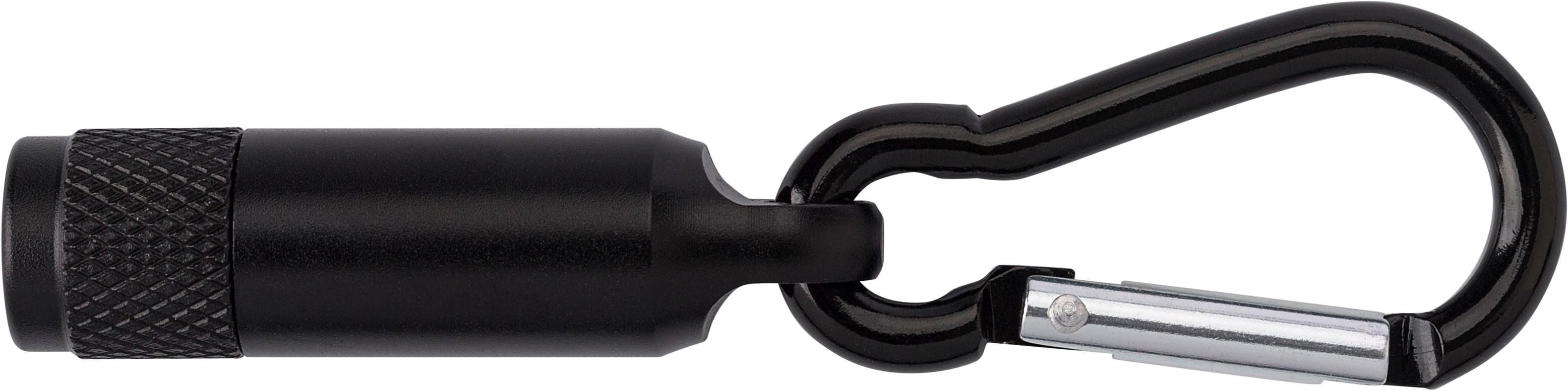 Sleutelhanger met lampje Tracy zwart