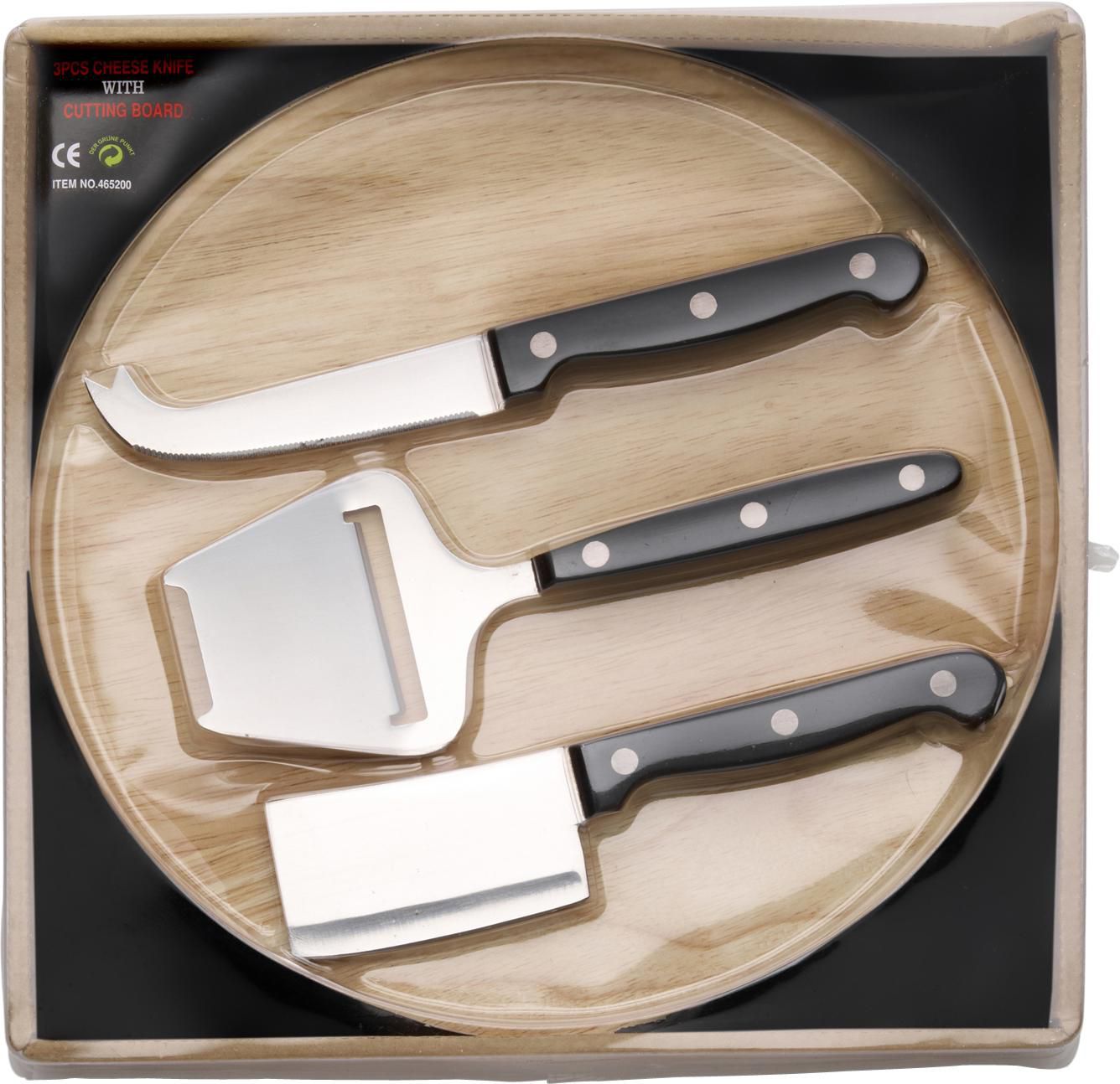 Kaasplank Max | Hout | 4 stuks bruin
