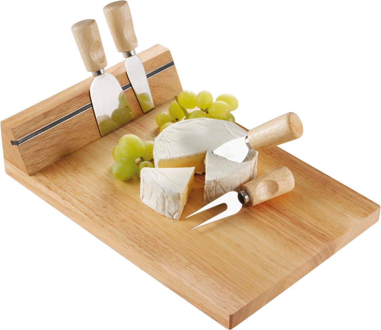 Kaasplankset Arlo | Bamboe | 4 st bruin