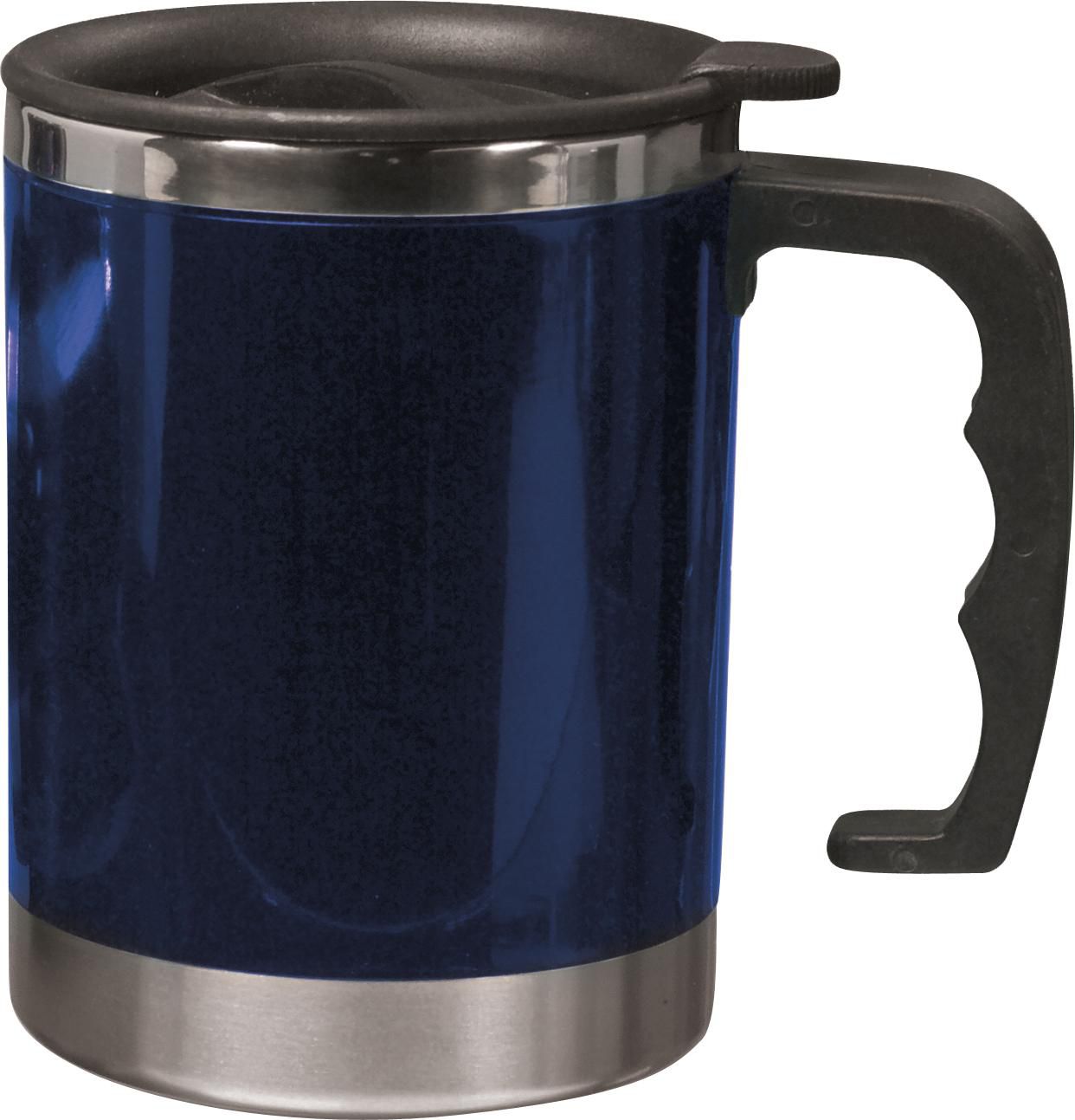 Drinkbeker Gabi | Rvs | Dubbelwandig | 400 ml blauw