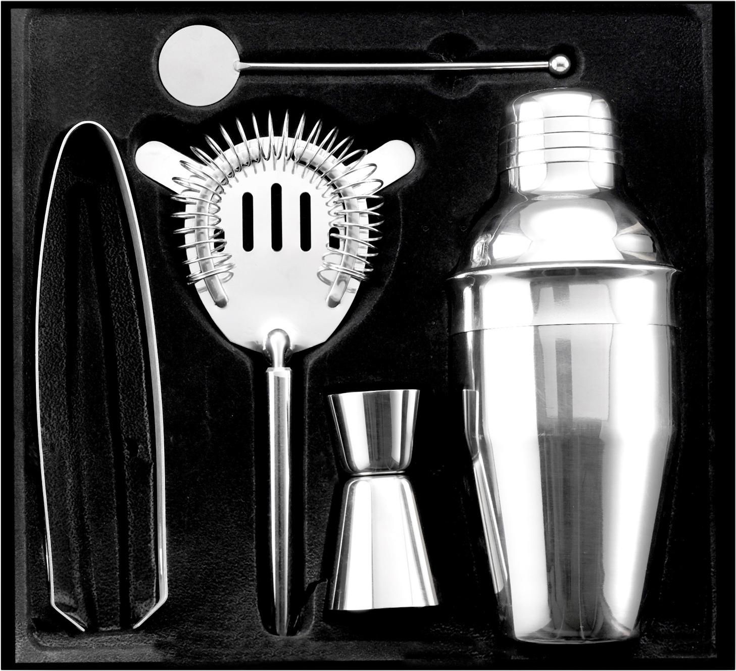 Cocktailset Natalina | 5-delig zilver