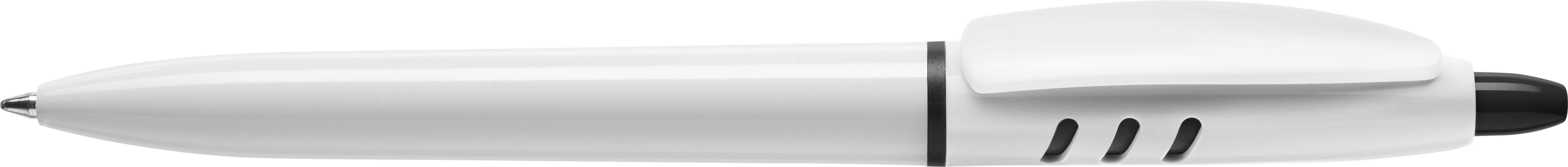Stilolinea S30 balpen wit/zwart, Blauwschrijvend