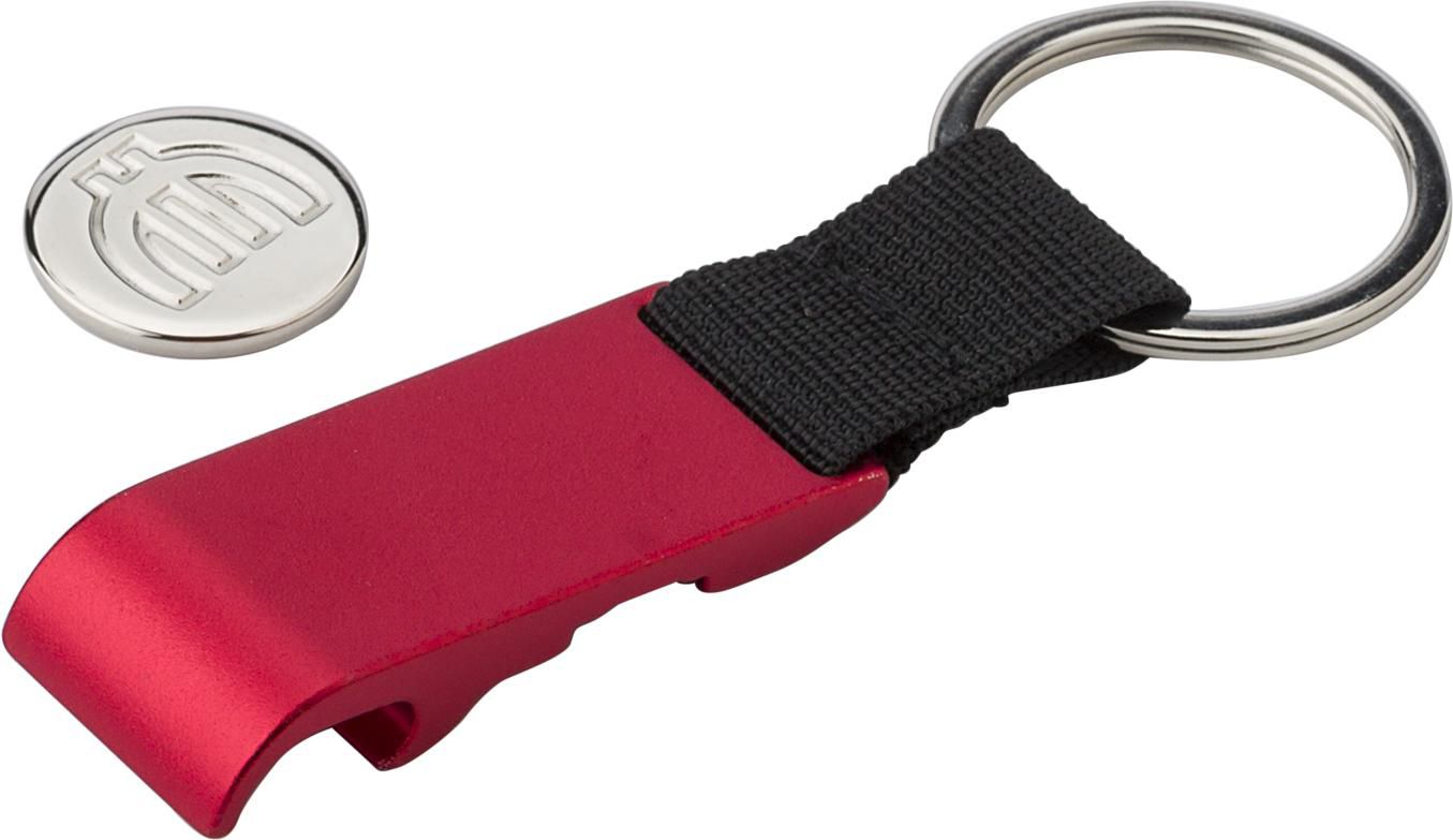 Sleutelhanger Lionel | Aluminium | Flesopener | Winkelwagenpenning thumbnail