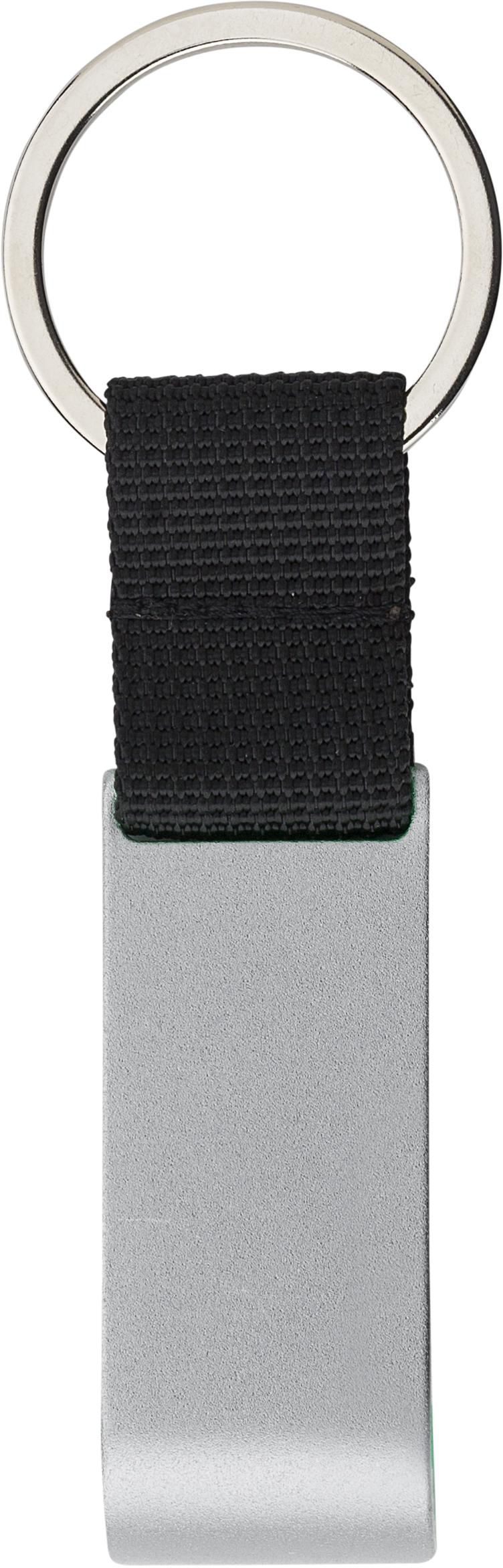 Sleutelhanger Lionel | Aluminium | Flesopener | Winkelwagenpenning zilver