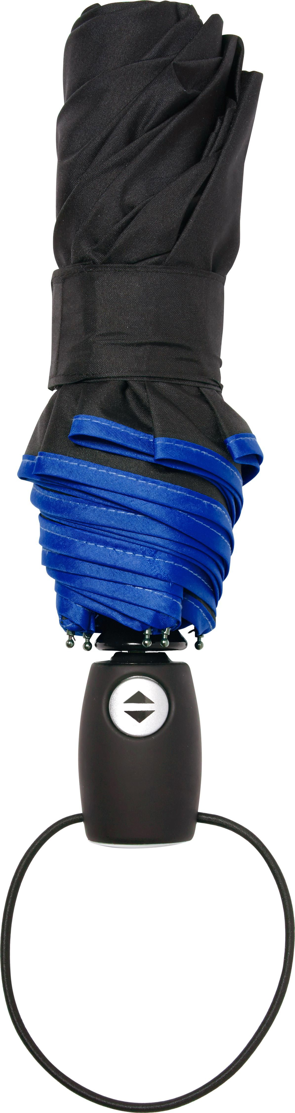 Automatische paraplu Ben | Pongé | Stormbestendig blauw