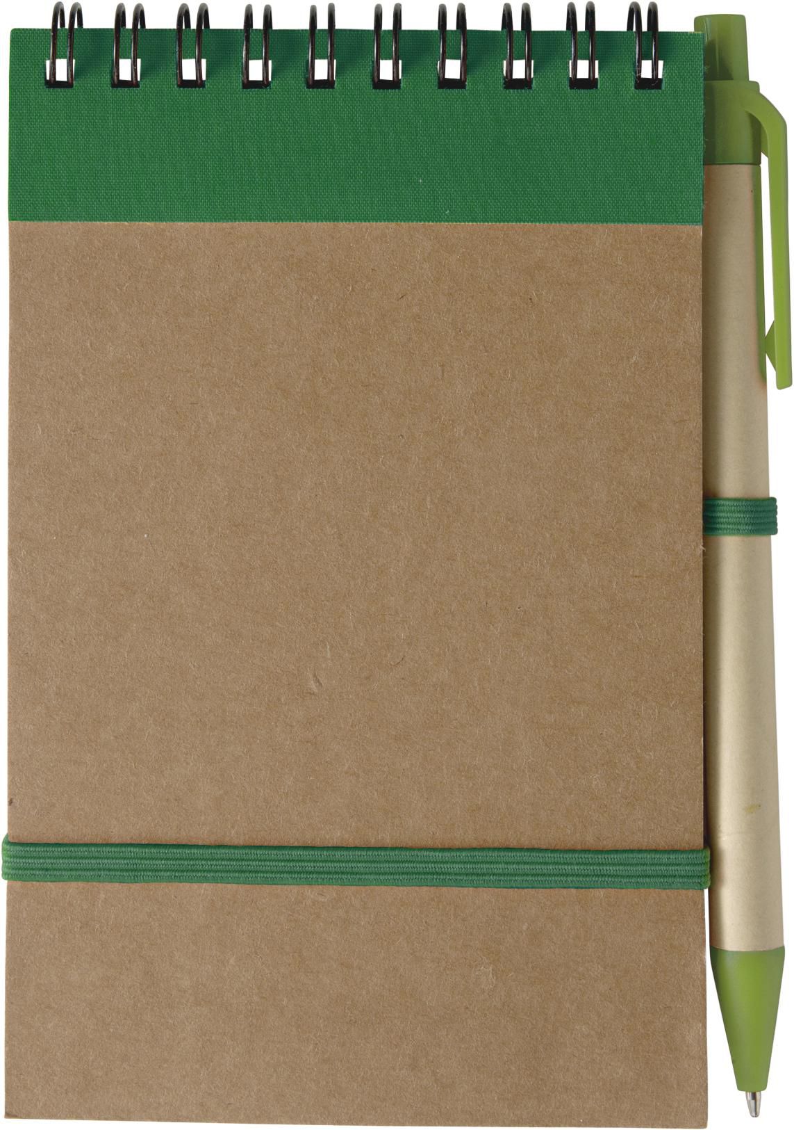 Notitieboek Emory | Gelijnd groen