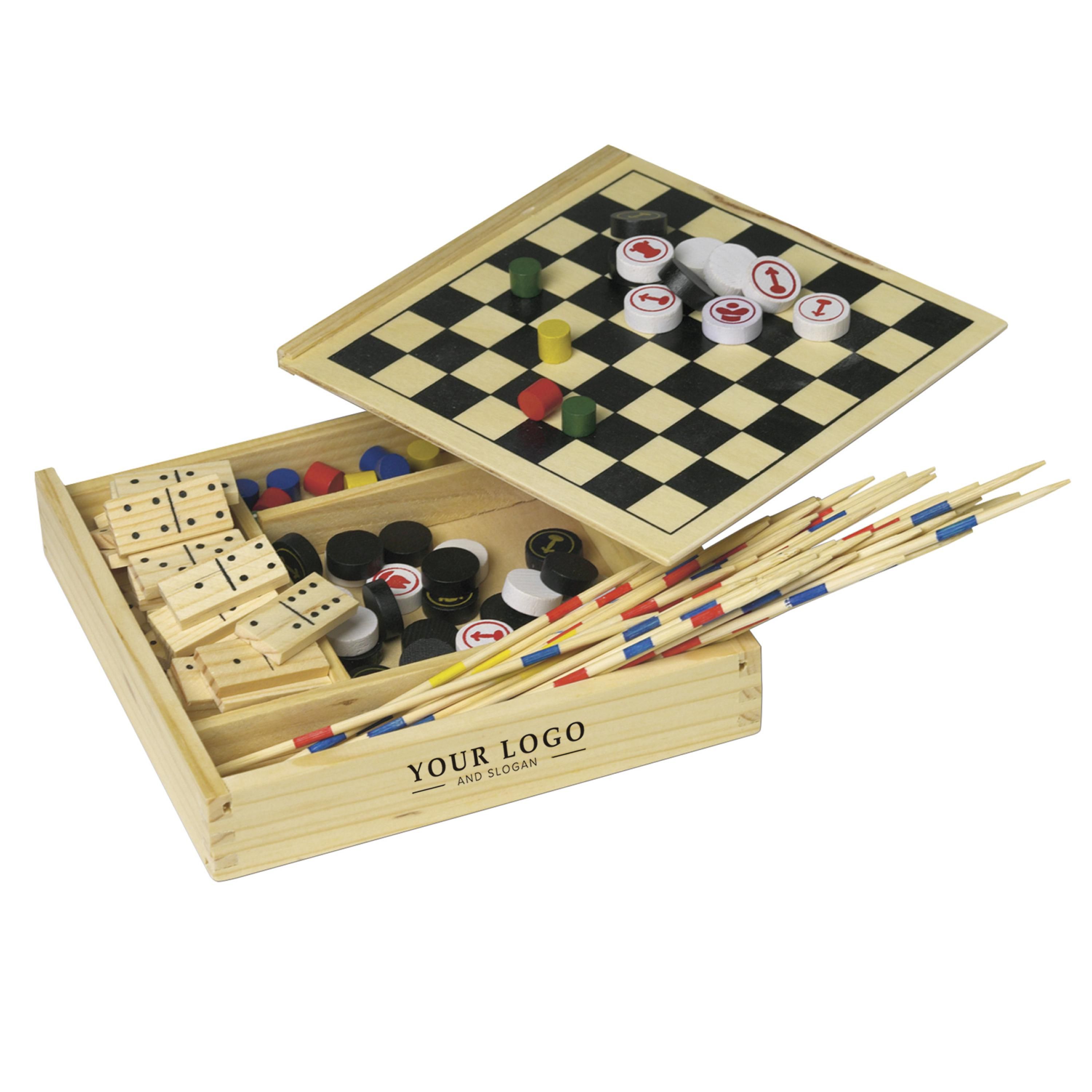 Spelletjesset Cherie | Hout | 5-in-1 thumbnail