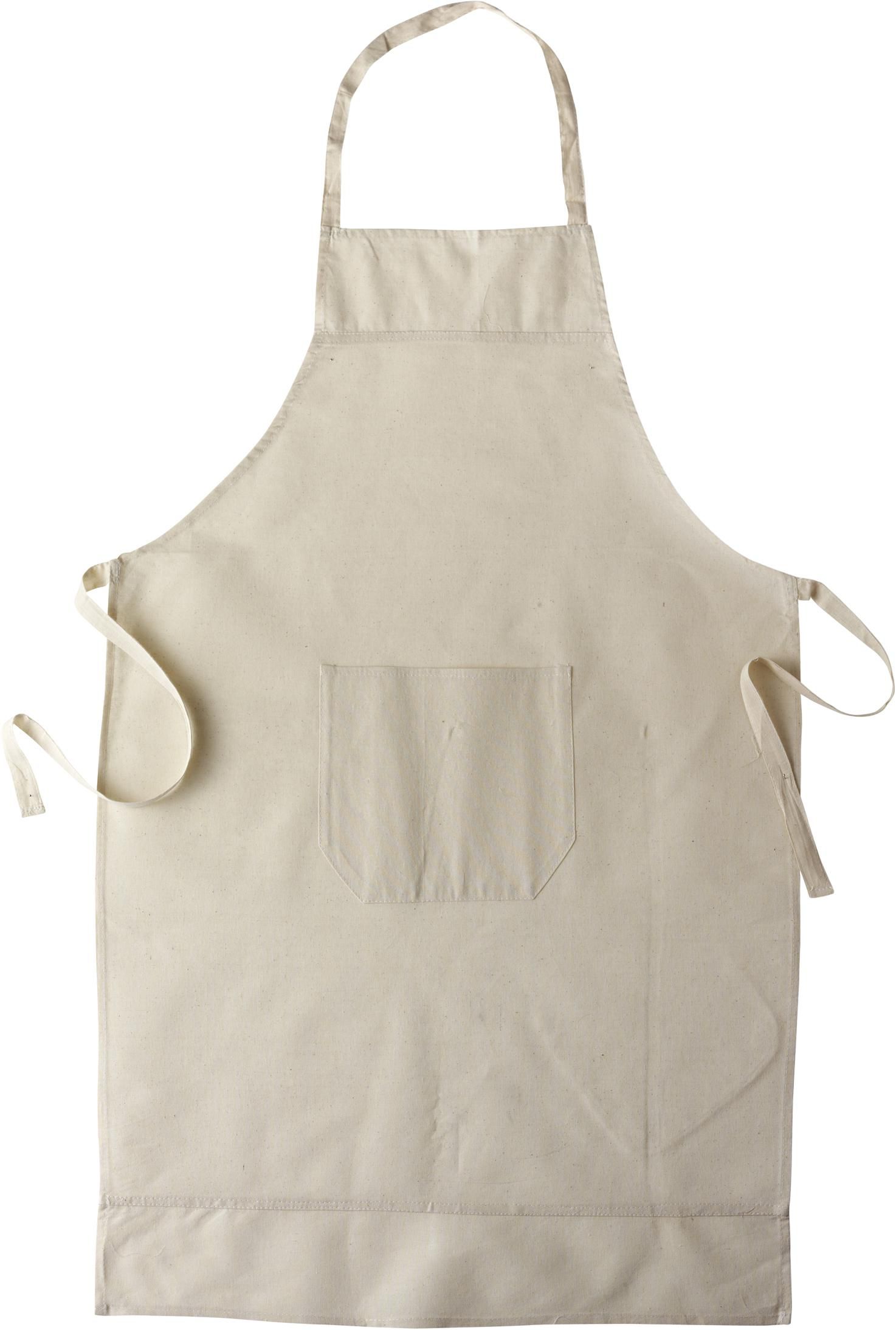 Katoenen (145 gr/m²) keukenschort Jobe khaki (écru)