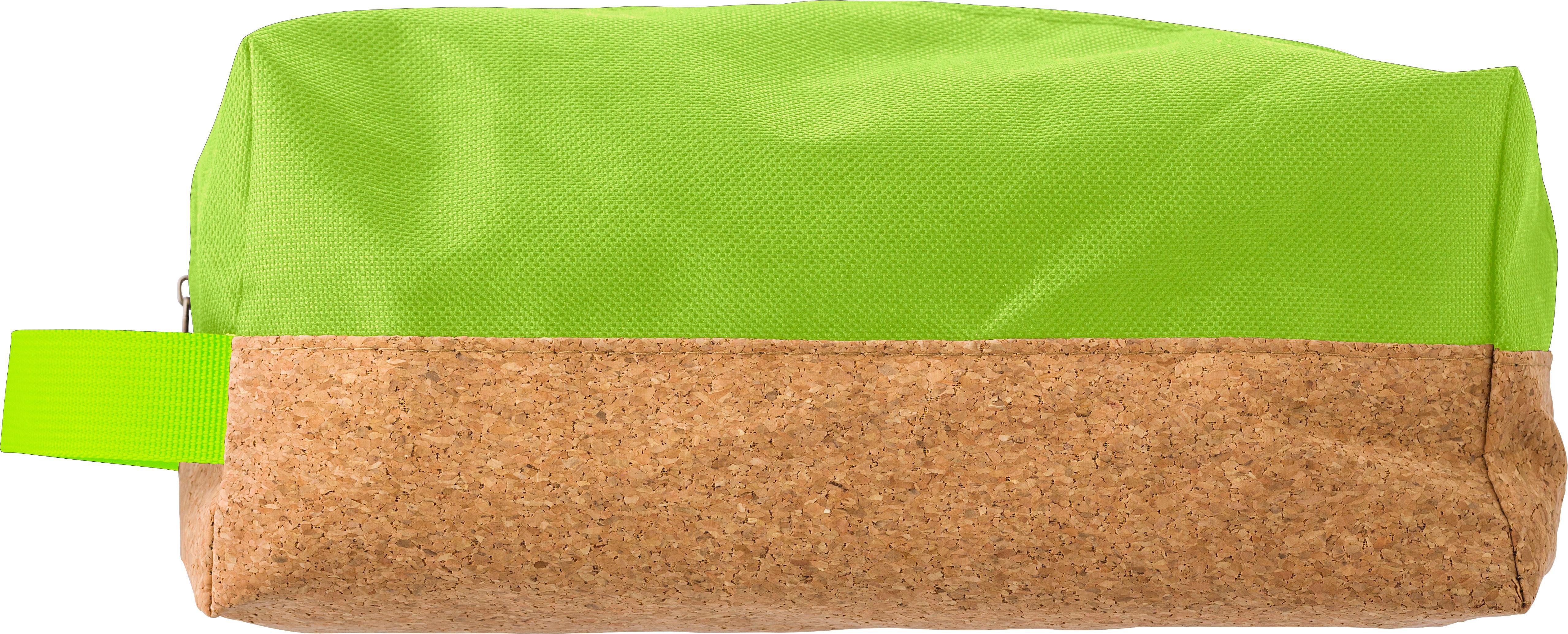 Toilettas Lynn | Kurk | 600 ml groen
