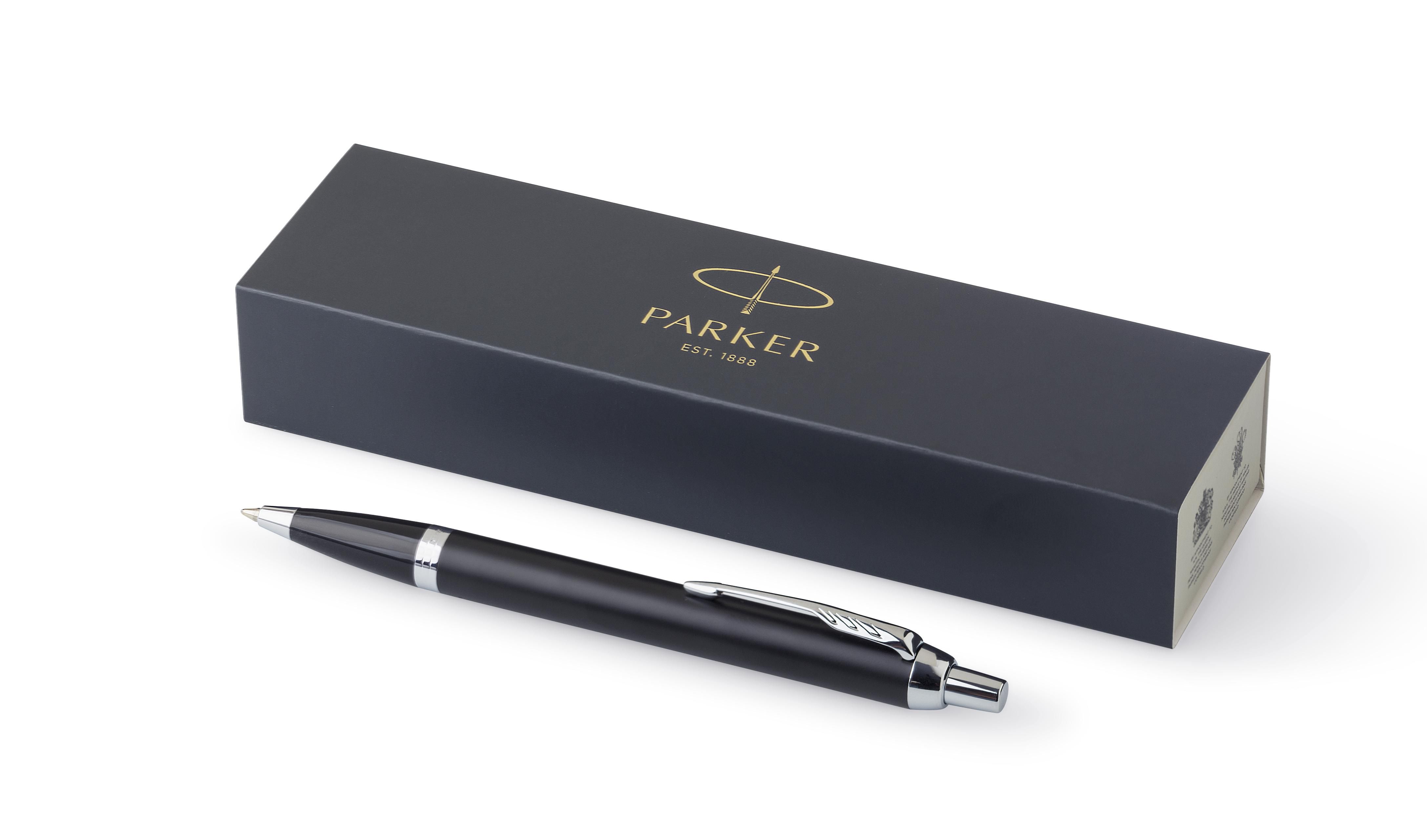 Parker IM balpen | Messing en chroom