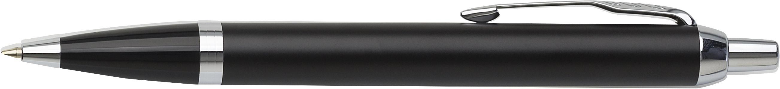 Parker IM balpen | Messing en chroom zwart, Blauwschrijvend
